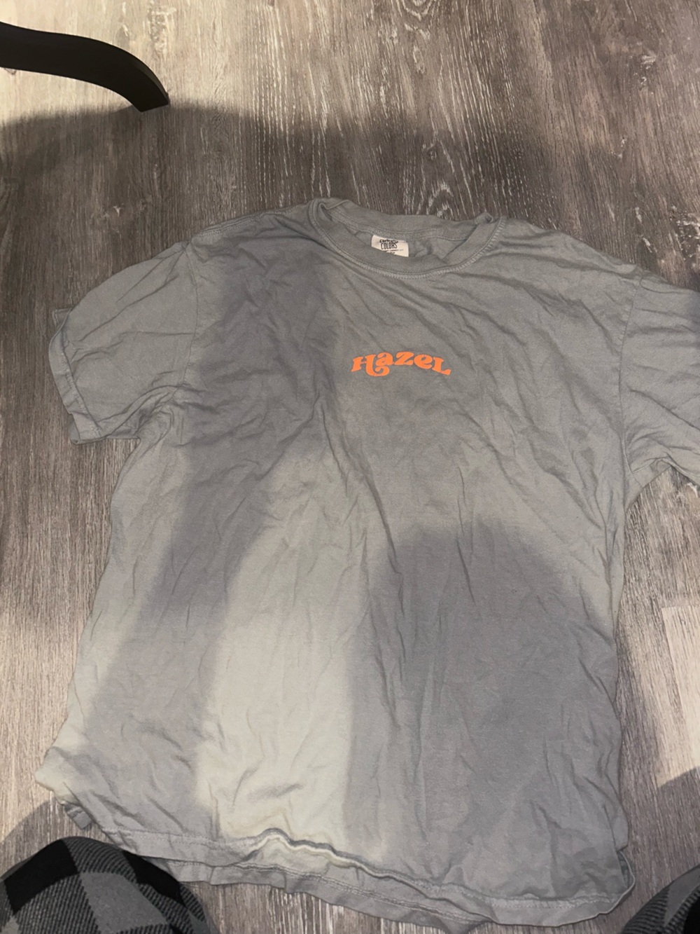Hazel Logo Short Sleeve Tee in Heather Gray